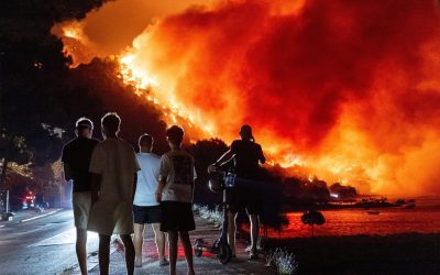 Croația arde: Atenție la incendiile de pe coasta Adriatică