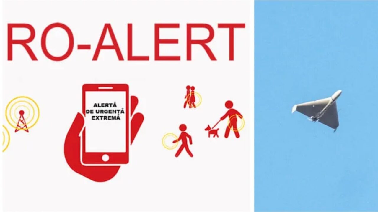 Alertă RO-ALERT Tulcea: Dronă și avioane F-18 spaniole de urgență
