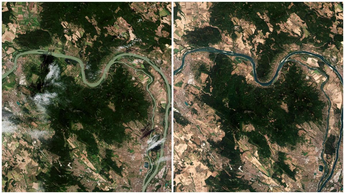 România, Alertă UE: Secetă Dură pe Dunăre, Sateliții ESA confirmă