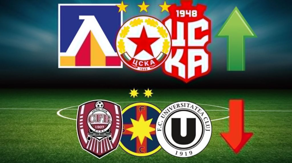 România, rușinea Europei: Barem FCSB, CFR, U Cluj, Bulgaria zboară