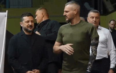 Zelenski în sală: Virale, imagini cu veterani ridicând greutăți