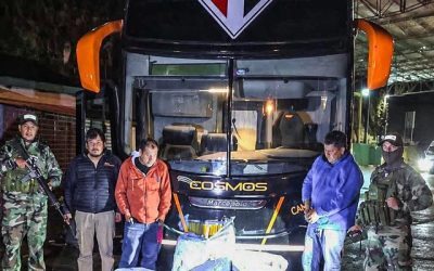 Marfă-marfă în autobuzul lui São Paulo: 100 kg droguri