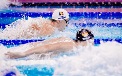Sportivul rival cu casca lui Popovici, record la Paris