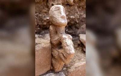 Statuie-enigmă de 11.000 de ani: Om pe leopard, arheologii uimiți