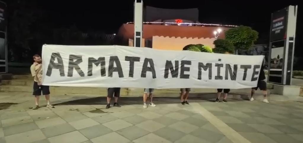 Steaua, protestul ultrașilor în București