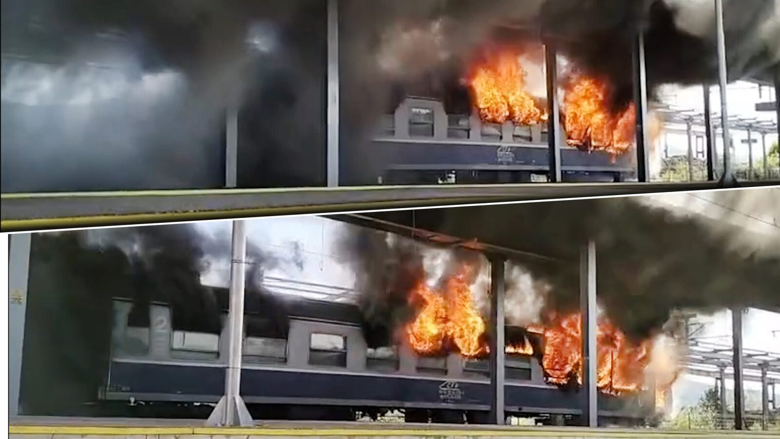 Incendiu la tren Regio Arad: Călătorii, evacuați în grabă