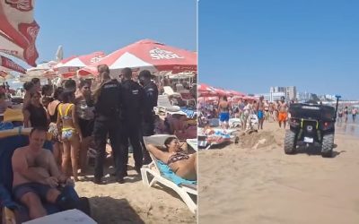 Eforie: Turiști amendați după ce au ignorat steagul roșu și au intrat în valuri
