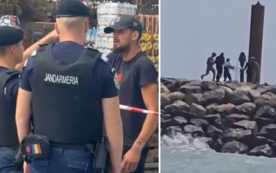 Turiști versus Jandarmi: Conflict pe plaja interzisă după epava dronei