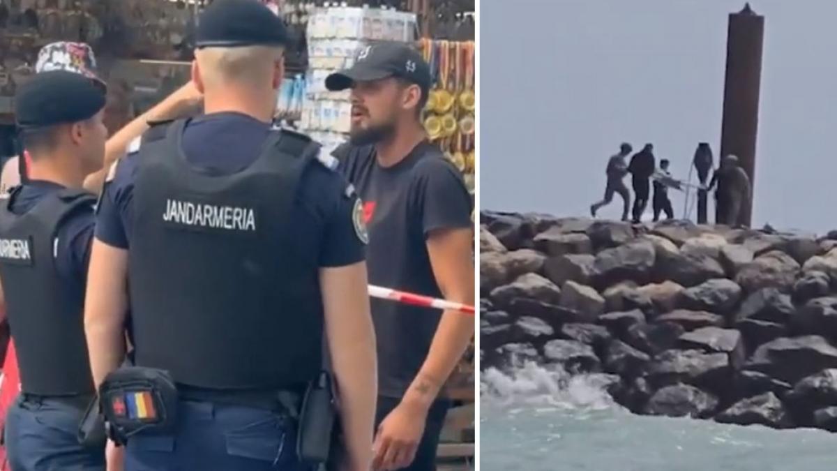 Turiști versus Jandarmi: Conflict pe plaja interzisă după epava dronei