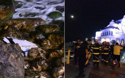 Fragment de dronă, smuls de polițiști de la Cazinoul din Constanța