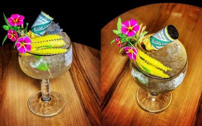 Băutura verii: Cocktail cu agrișe, brad și miere, ca Bramble