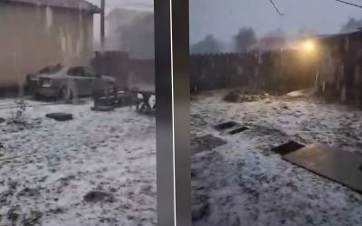 Prăpăd de grindină și vijelii a lovit România