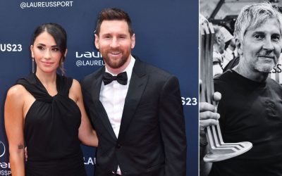 Messi și Antonella, șoc după moartea tatălui său. Foto