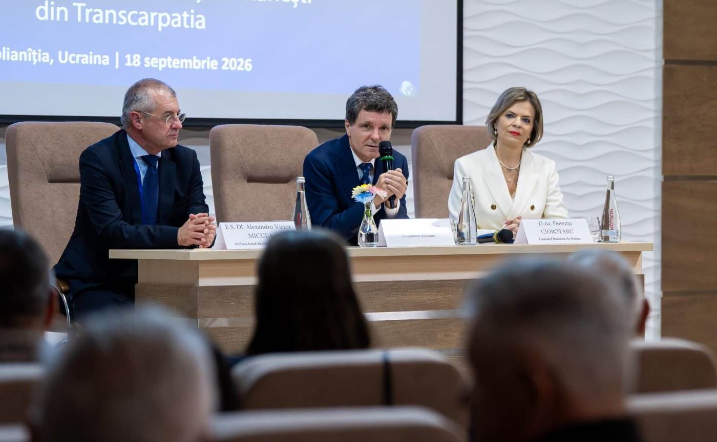 Nicușor Dan, discuții la Kiev despre drepturile românilor din Transcarpatia