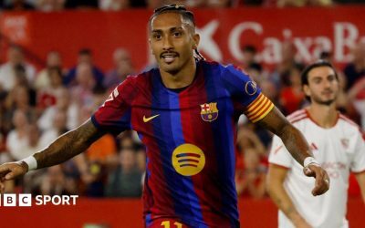 Barcelona, victorie la Sevilla. Raphinha, din nou decisiv