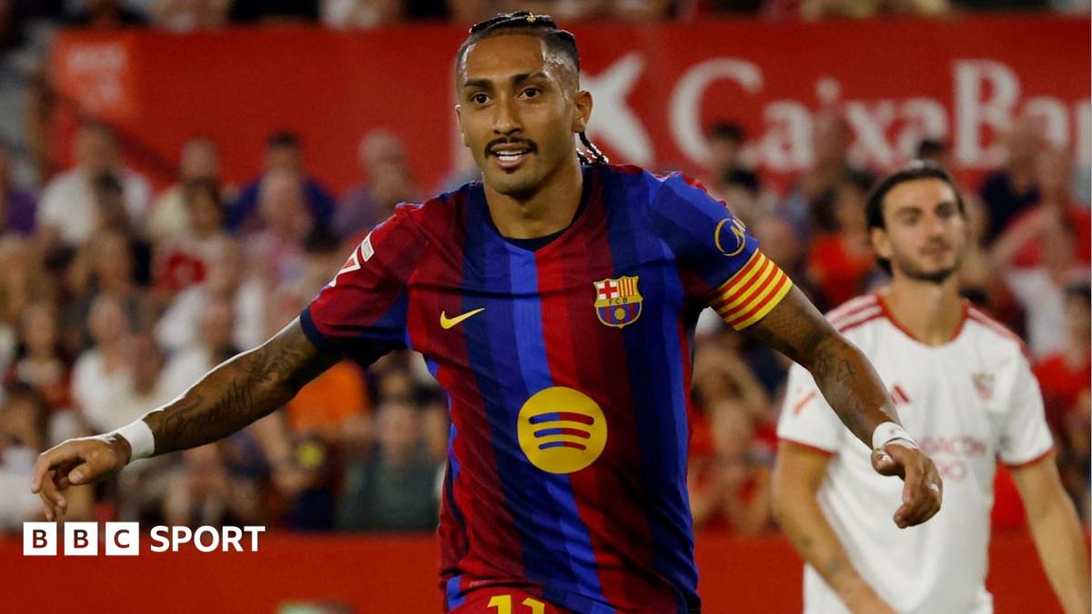 Barcelona, victorie la Sevilla. Raphinha, din nou decisiv
