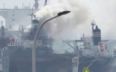 Incendiu devastator pe o navă aflată la reparații în China: 25 de morți. Ce se știe despre tragedia de pe Ocean Melody