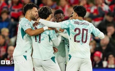 Norway 1-2 Portugal - Joao Felix and Goncalo Ramos score in Nations League win