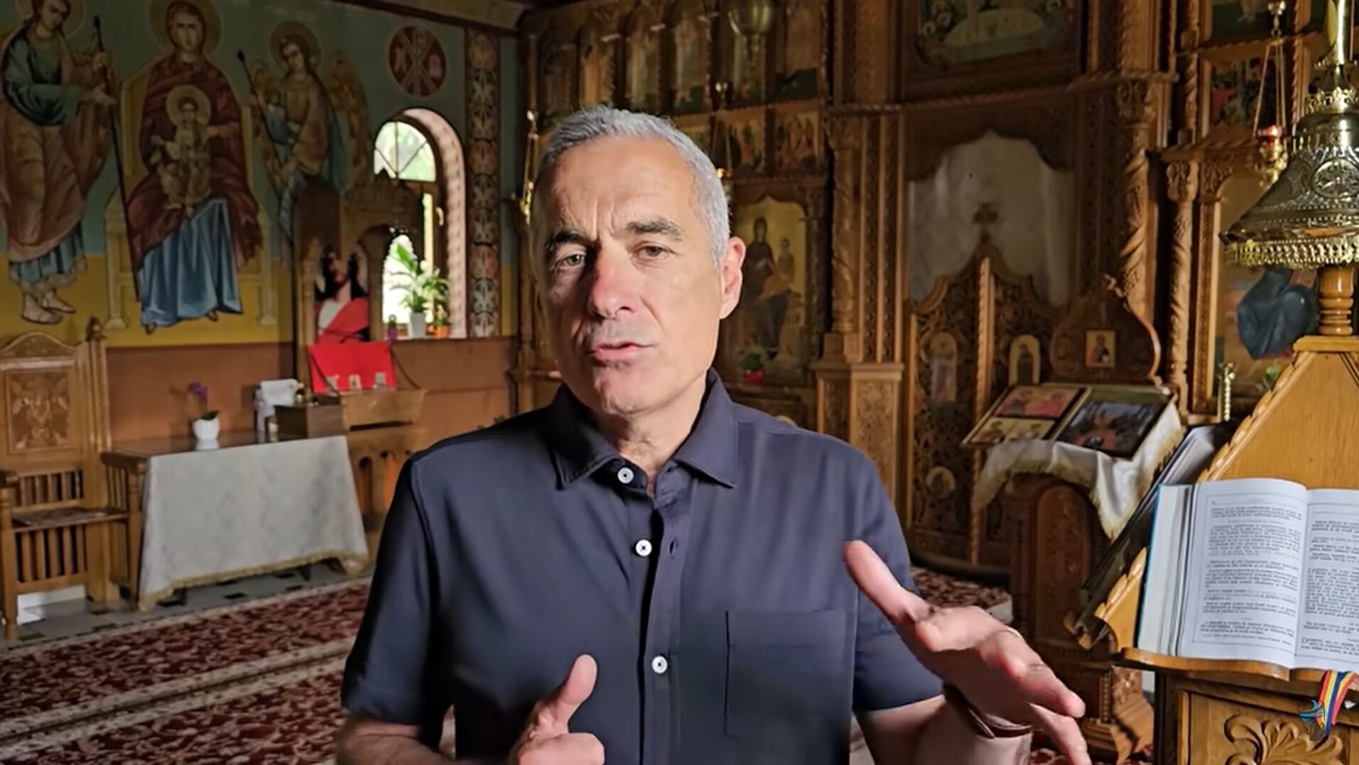 Pro-rusul Georgescu, interzis politic la bisericile din Huși