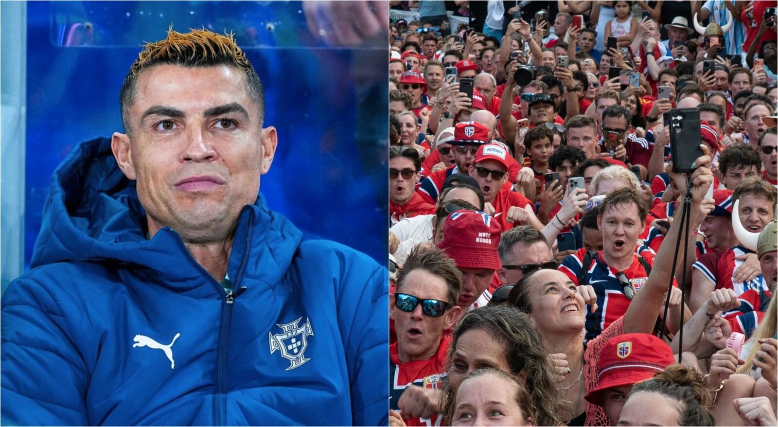 Ronaldo, rezervă după 20 de ani, privește show-ul vikingilor