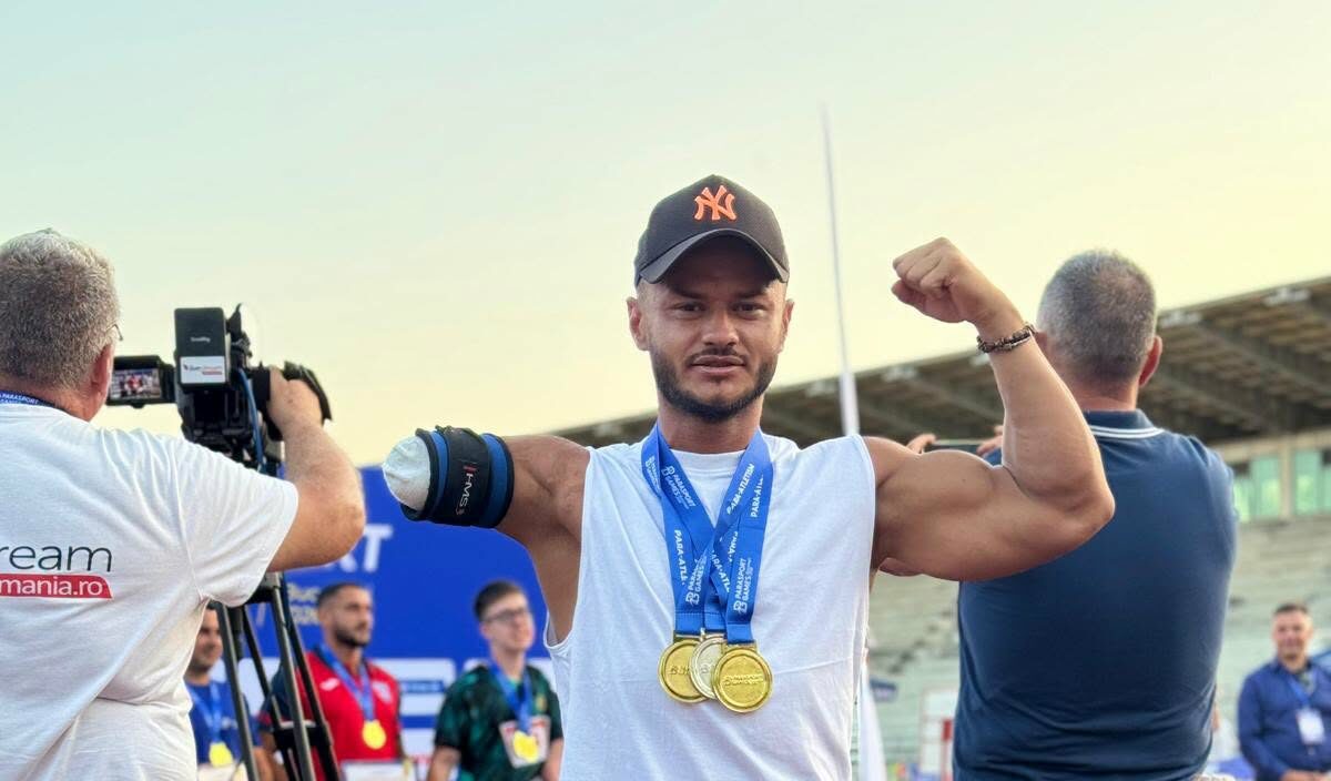 Apostol, erou la Parasport: Trei medalii pentru România