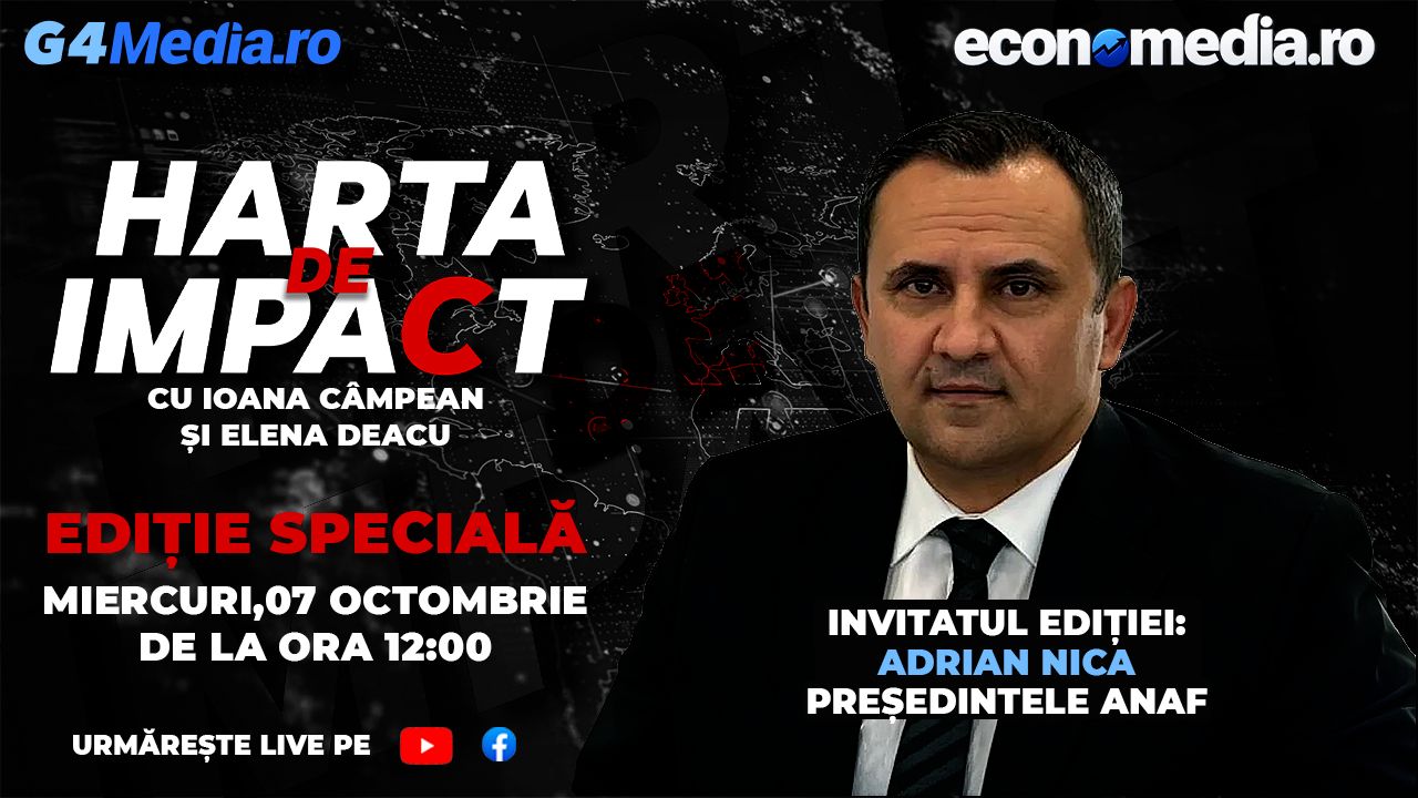ANAF: Nica, LIVE la 12:00, despre harta impactului economic