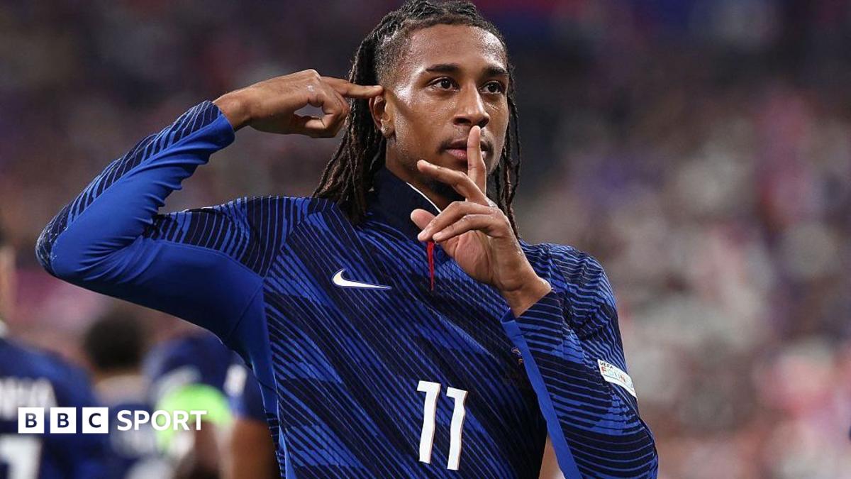 France 4-1 Belgium: Michael Olise scores twice in Nations League win for hosts