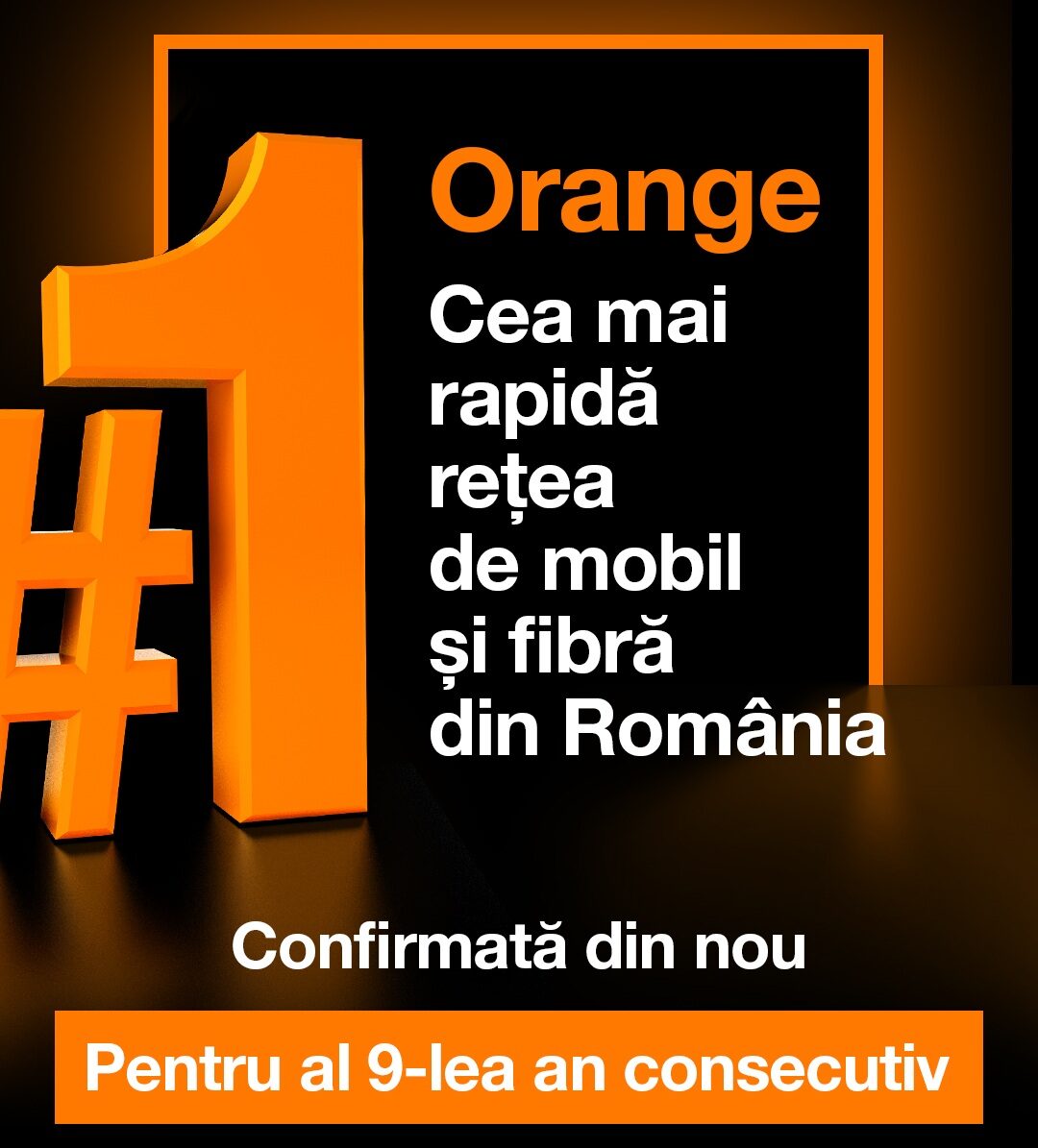 Orange, lider telecom România: Viteza record, nouă ani la rând