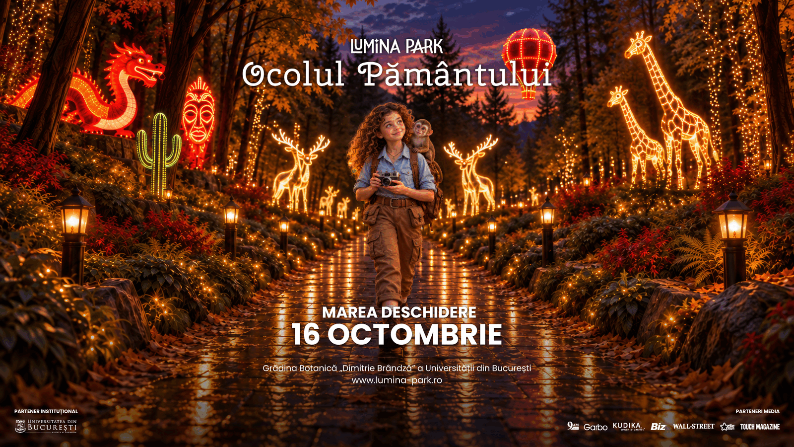 Parc gigantic de lumini deschide în București pe 16 octombrie